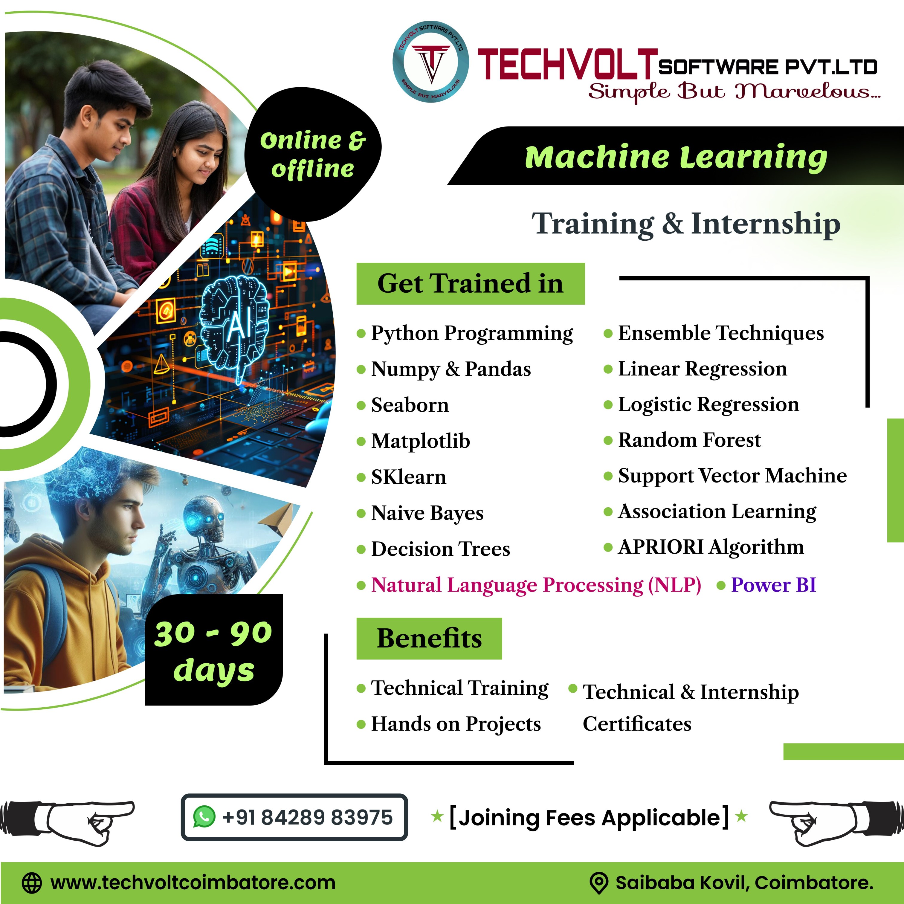 Summer Internship| Internship at Techvoltsoftware | Data Science Course